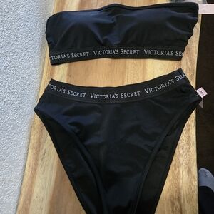 Victoria's Secret Black Swimwear Bottom